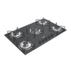 Cooktop Tramontina Glass Brasil vidro temperado 5 queimadores TRI