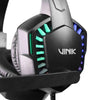 Fone de Ouvido Gamer Vinik Guardian LED Rainbow Preto