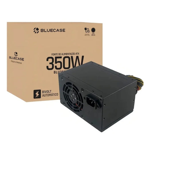 Fonte de Alimentação 350W ATX Bluecase com Cabo - BLU350-ATPS3