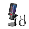 Microfone Gamer Redragon Fenris RGB GM301 Preto