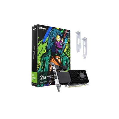 Placa de Vídeo PCYES GeForce GT 710 2GB DDR3 64 Bits Low Profile
