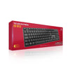Teclado USB Multmídia KB-M10BK Preto C3Tech