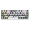 Teclado Mecânico 65% PCYES Mecka White Ghost Switch Blue