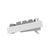 Teclado Mecânico 65% PCYES Mecka White Ghost Switch Blue