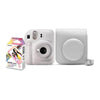 Kit Câmera Instax Mini Fujifilm 12 Branca com Bolsa e 10 Filmes
