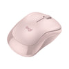 Mouse Logitech sem fio M240 Silent - rosa