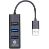 Hub USB 2.0 Bright 0059 com 4 Portas Mini Plug and Play