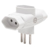 Adaptador Multilaser Multiplicador em T c/ 3 Saídas Branco WI217