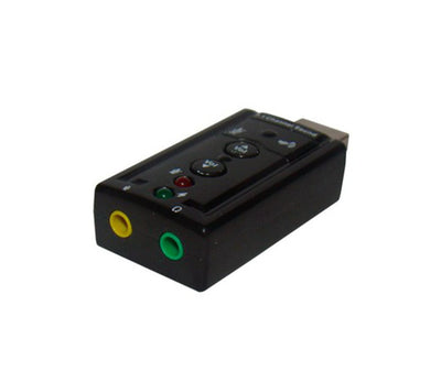 ADAPTADOR USB A MACHO X ÁUDIO E  FONE
