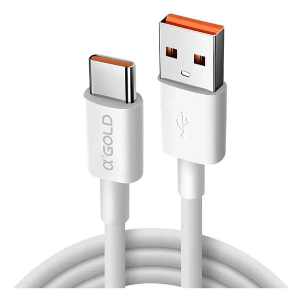 CABO BRIGHT USB-A X TIPO C BRANCO 1,0M - CB002