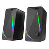 Caixa de som Redragon Waltz GS510 USB P2 3.5mm com iluminação LED