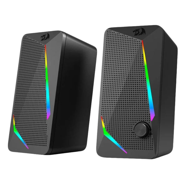 Caixa de som Redragon Waltz GS510 USB P2 3.5mm com iluminação LED