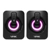 Caixa de Som Gamer Vinik Galaxy VSPKG6WGL 2.0 6W LED Rainbow