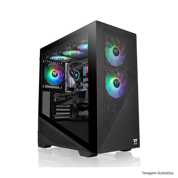 GABINETE THERMALTAKE GAMER DIVIDER 370 TG ARGB - CA-1S4-00M1WN-00