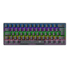 Teclado Mecânico Gamer T-Dagger Arena Pro 60% Rainbow Preto ABNT2