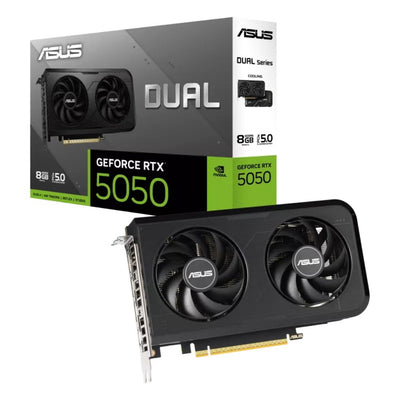 PLACA DE VÍDEO 8GB RTX 5050 ASUS DUAL OC GDDR6 - 90YV0N72-M0NA00