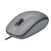 Mouse com fio M110 Silent cinza Logitech 910-006757