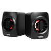 Caixa de Som Gamer Vinik Eclipse 2.0 6W LED Rainbow