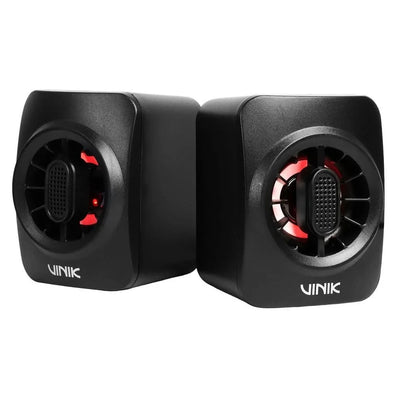 Caixa de Som Gamer Vinik Eclipse 2.0 6W LED Rainbow