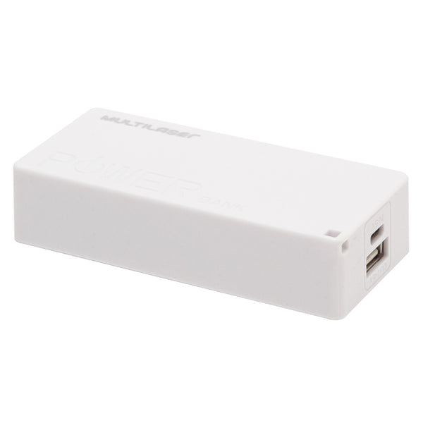 Carregador Portátil Multilaser CB126 Branco 4.000mAh