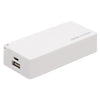 Carregador Portátil Multilaser CB126 Branco 4.000mAh