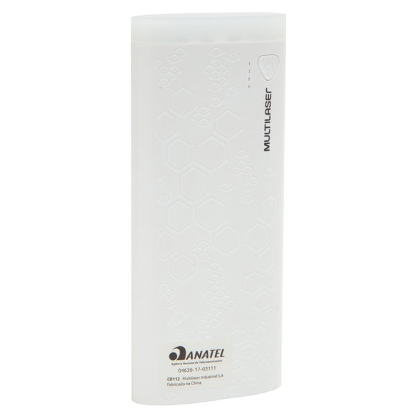 CARREGADOR PORTÁTIL MULTILASER 10000MAH - CB112 BRANCO