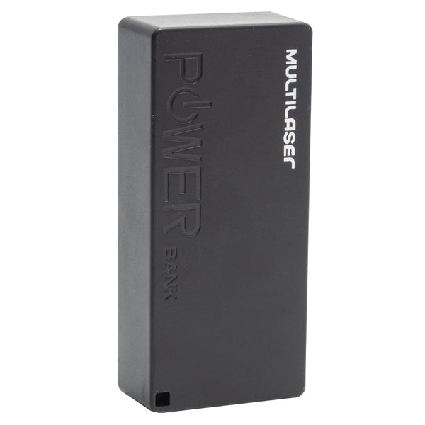 Carregador Portátil Multilaser Na Cor Preto 4.000mAh - CB125
