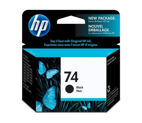 Cartucho de tinta CB335WB 74 Preto HP
