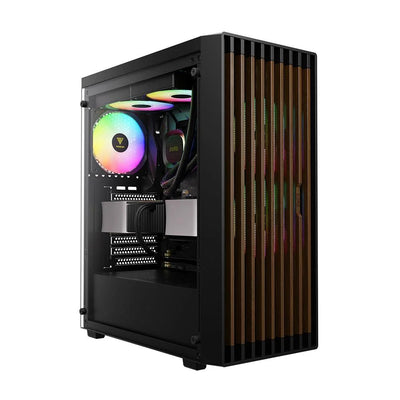Gabinete Gamer Gamdias Aura GC4 Elite ARGB Mid Tower com 3 Fans
