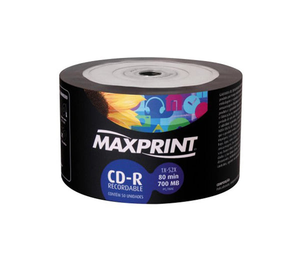 CD-R VIRGEM S/CX PRATA 80MIN - 50604-7