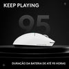 Mouse Logitech Gamer G Pro X Superlight 2C Branco - 910-007537
