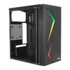 Gabinete Gamer Vinik Twin Edge Mid-Tower Preto Lateral Acrílico