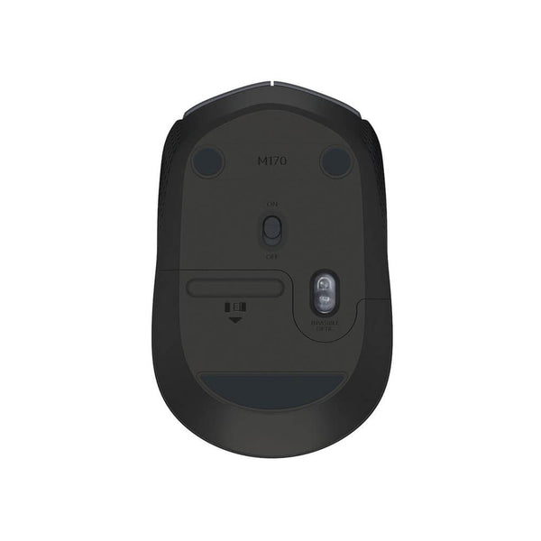 Mouse Logitech sem fio M170 vermelho