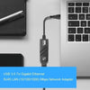 ADAPTADOR DE REDE PLUSCABLE GIGABIT RJ-45/USB 3.0  - ADP-USBLAN10