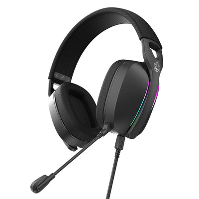 Headset Gamer PCYes Nowy Black Vulcan USB Surround 40mm HGNW40BV
