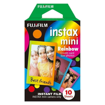 FILME INSTANTÂNEO INSTAX MINI FUJIFILM RAINBOW  10 FOTOS