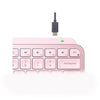 Teclado sem fio Logitech MX Keys Mini rosa - 920-010507
