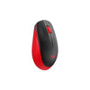 Mouse Logitech sem fio M190 vermelho