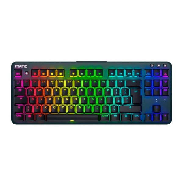 Teclado Mecânico Gamer Fnatic MiniStreak Silent TKL RGB USB-C