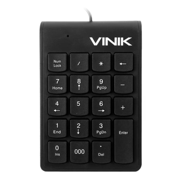 Teclado Numérico USB Dynamic DT91 19 Teclas Cabo 1,8m Preto