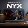 Monitor Gamer Bluecase Nyx 27" Curvo Branco Full HD 100Hz