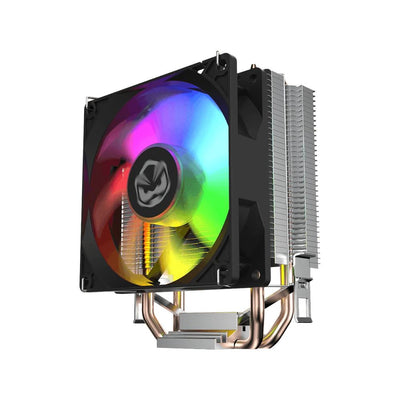COOLER P/PROCESSADOR TUNDRA PCYES 90 BLACK VULCAN RAINBOW - ACTBK