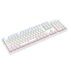 Teclado Mecânico Gamer T-Dagger Axis Rainbow Branco ABNT2