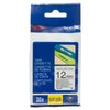 FITA BROTHER TZ231 P/ROTULADOR PT1650 12MM PRETO/BRANCO