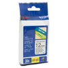 FITA BROTHER TZ231 P/ROTULADOR PT1650 12MM PRETO/BRANCO