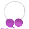 Fone de ouvido dobrável com microfone HP H2800 roxo