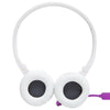 Fone de ouvido dobrável com microfone HP H2800 roxo