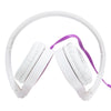 Fone de ouvido dobrável com microfone HP H2800 roxo