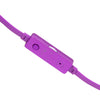 Fone de ouvido dobrável com microfone HP H2800 roxo
