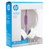 Fone de ouvido dobrável com microfone HP H2800 roxo